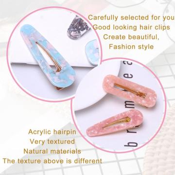 Acrylic Hair Clips for Women and Ladies
