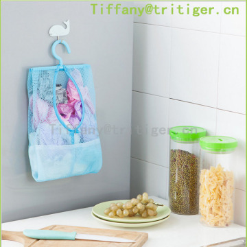 Hot Sale popular High Quality Bathroom Save Space Tub Shower Hanging Mesh Organizer colorful Hanging pockets organizer