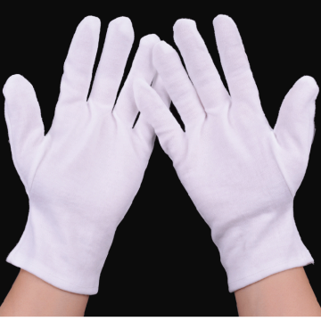 Cotton inspection gloves for eczema