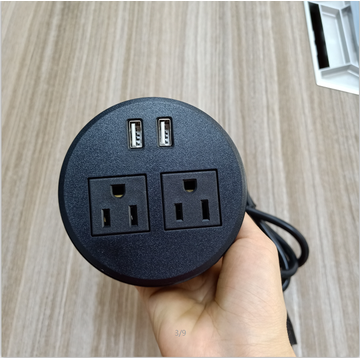 2 sockets USB ports Power Strip US