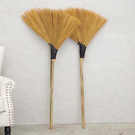 Bamboo Broom for Outdoor Use