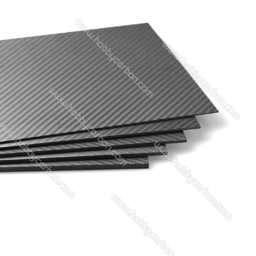 3k twill matte carbon fiber plate