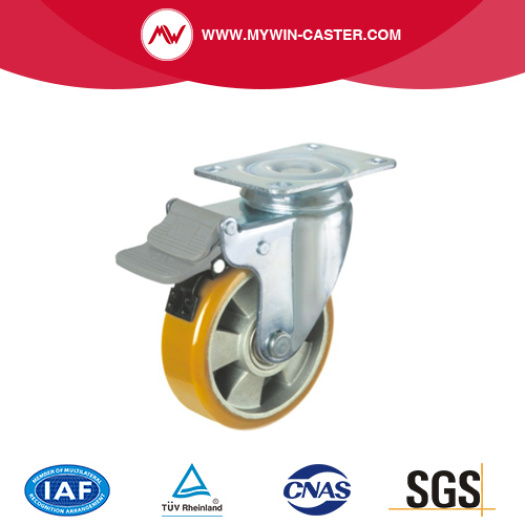 Swivel Al PU Wheel Industrial Caster