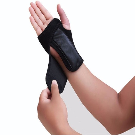 Orthotics tyvek leather wrist support for men