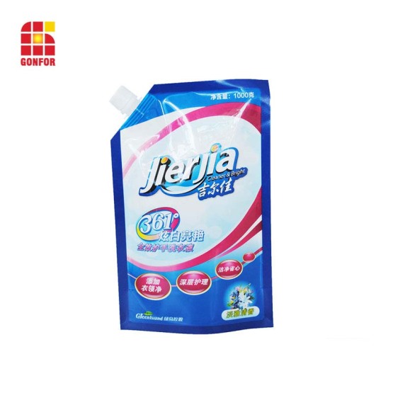 Stand Up Pouch For 1000ml Liquid Detergent