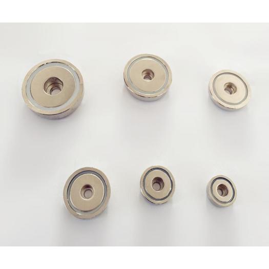 Ndfeb Neodymium pot magnets with through hole