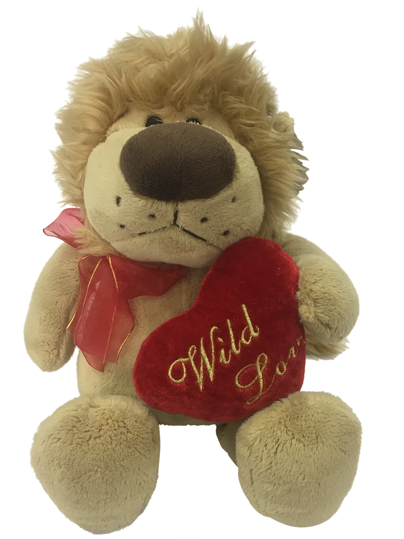 Stuffed Lion For Valentine Day