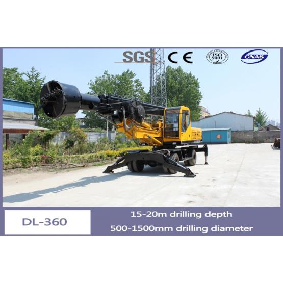 Factory direct wheeled square pole pile machine