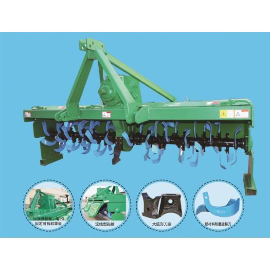 Farm diesel inter row pto rotary tiller cultivator