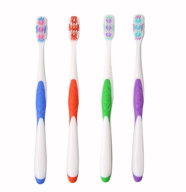 Chinese Cheap whitening Clear Handle Toothbrush