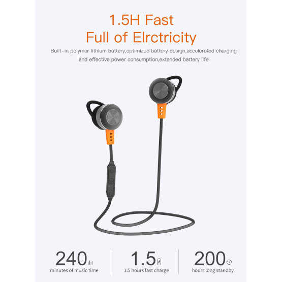 Wireless Sport Stereo in-Ear Noise Cancelling