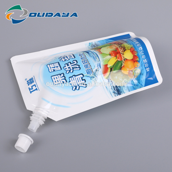Customized Design Stand up Liquid Pouch with Spout
