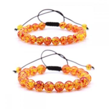 Yoga Chakra Natural amber Stone Beads