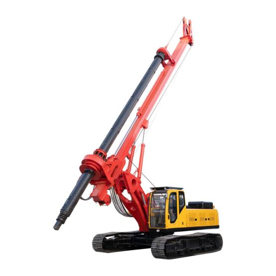 mini hydrauli cstatic rotary crawler gasoline pile driver