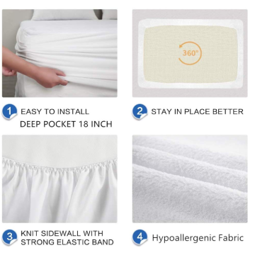hospital bed vinyl waterproof mattress cover