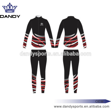 Custom Stripes Black Sublimated Cheer Uniforms