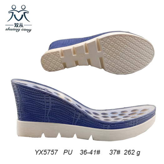 Wedge Sole PU Outsole for Lady Sandals