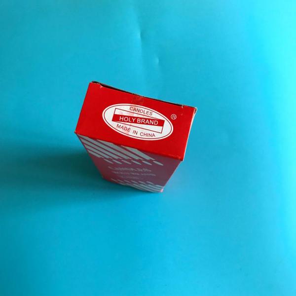 Red Box Packing 36g-40g White Household Candle
