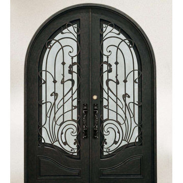 High Quality with Good Design Wrought Iron Door