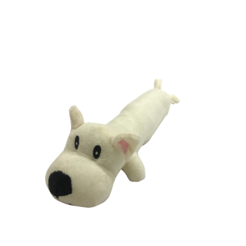 Top Paw Plush White Dog Toy