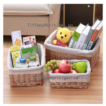 Wicker Material Basket Eco-friendly Product Type straw baskets