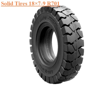 Industrial Forklift Field Vehicles Solid Tire 18×7-9 R701