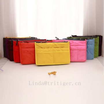 High quality travel makeup organizer cosmetic toiletry bag