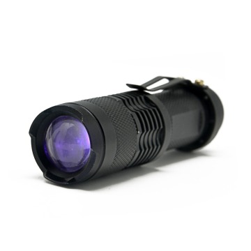 Mini Zoomable 365nm Led UV  Flashlight