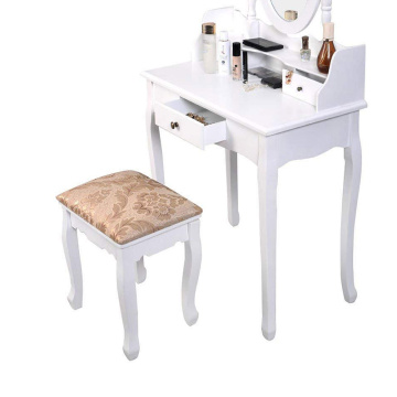 Modern white wooden girl dressing table high quality