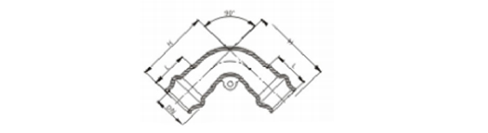 45 Deg DF Bend DRAWING