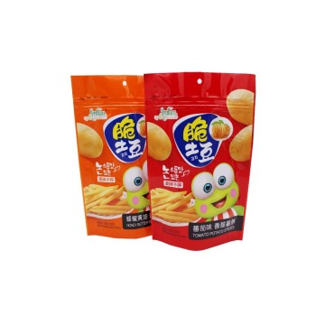 Customized Printed Stand-up Chips Packaging Bag with Window