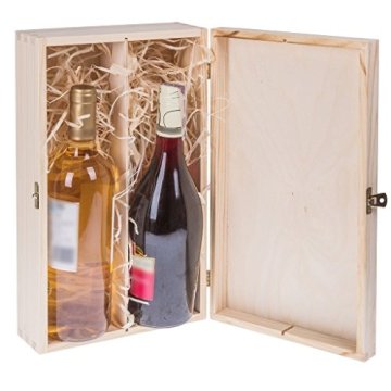 Square Flip Cover Pine Packed Wine Box Storage Box