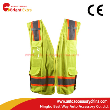 4 Pockets Safety Work Reflective Vest