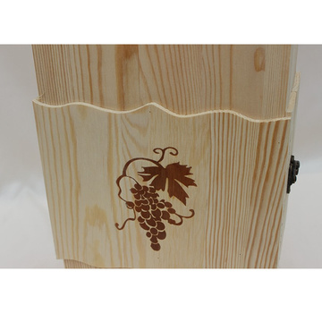 Engraving packaging small wooden wine Packed Wine Box wholesale