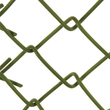 pvc coated Chink link wire cyclone mesh fence cost manufacturers