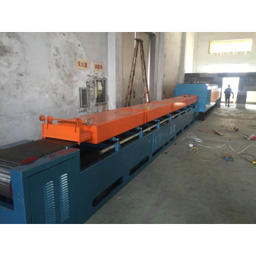 Continuous spring hardening furnace