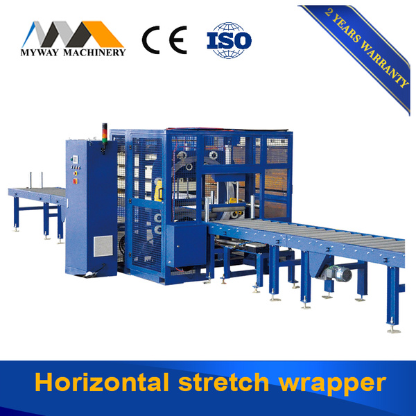 Aluminum profile horizontal stretch wrapping machine