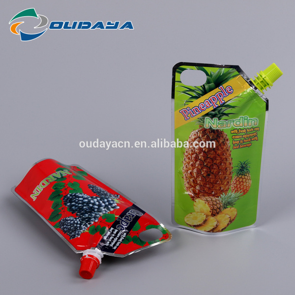 Packaging Pineapple Beverage Pouch with Spout