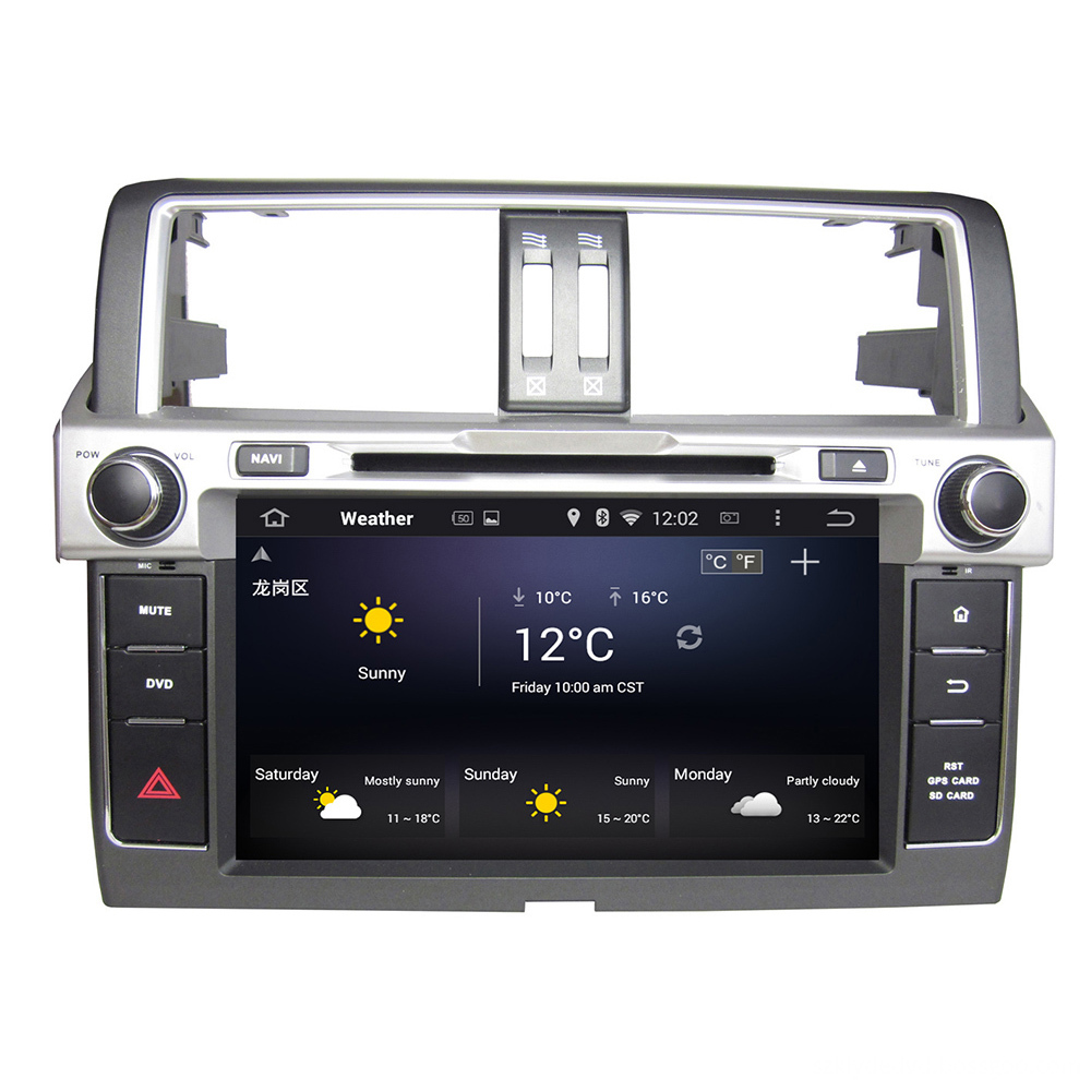 Toyota Pardo 2014 car DVD player 