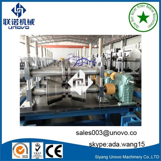 automatic solar structure hat channel metal roller machine