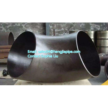 carbon steel pipe elbow with black color