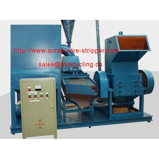 scrap copper cable stripping machine