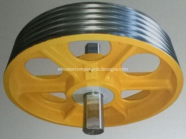 Elevator Car Bottom Pulley