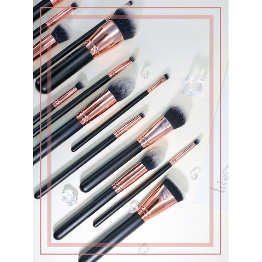 18 Pcs powder makeup brush Set holder korean morphe