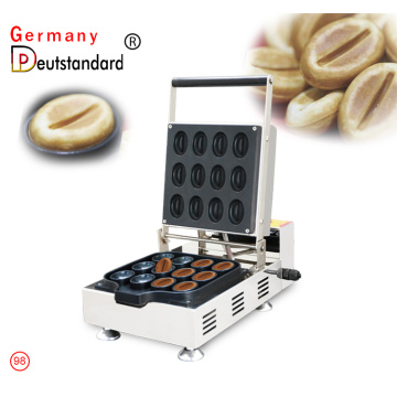 Coffee bean shape waffle maker waffle machine