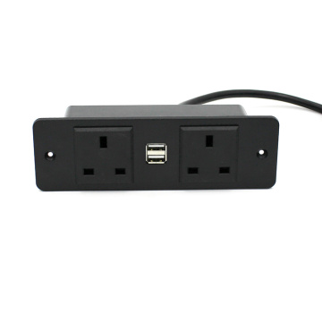 UK 2 sockets USB ports power strip