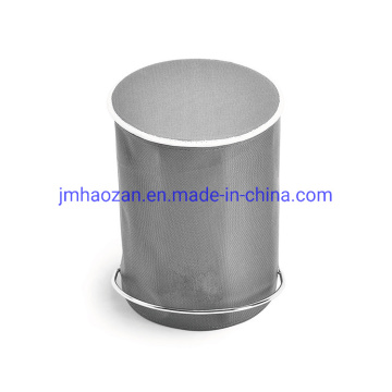 Stainless Steel Foot Pedal Trash Bin, Dustbin with Nylon Leather