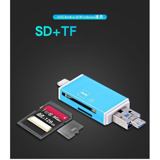 Mobile computer three in one OTG card reader