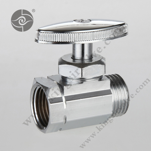 Chrome plate angle valve