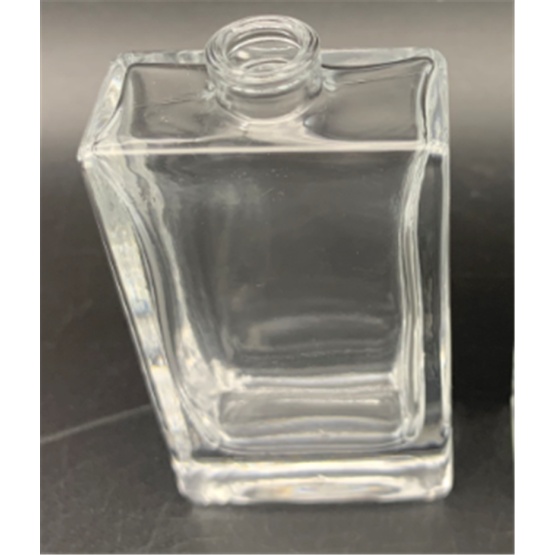 25ml Square Clear Spray Glass Perfume Bottle